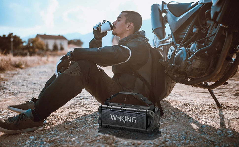 W-KING 90W Bluetooth Speaker – 50W RMS, IPX6 Waterproof, Powerful Portable Outdoor Speaker