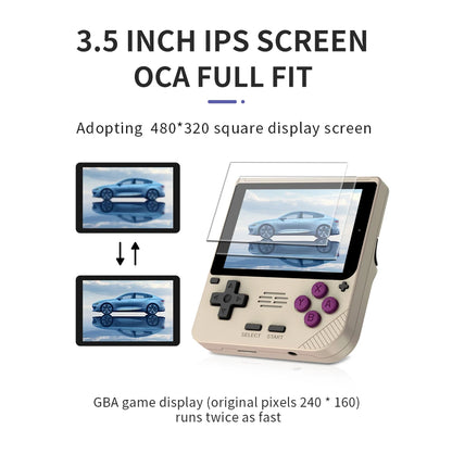 New POWKIDDY V10 Handheld Game Console – 3.5'' 480x320 IPS Full Screen, Retro Gaming, Perfect for Kids